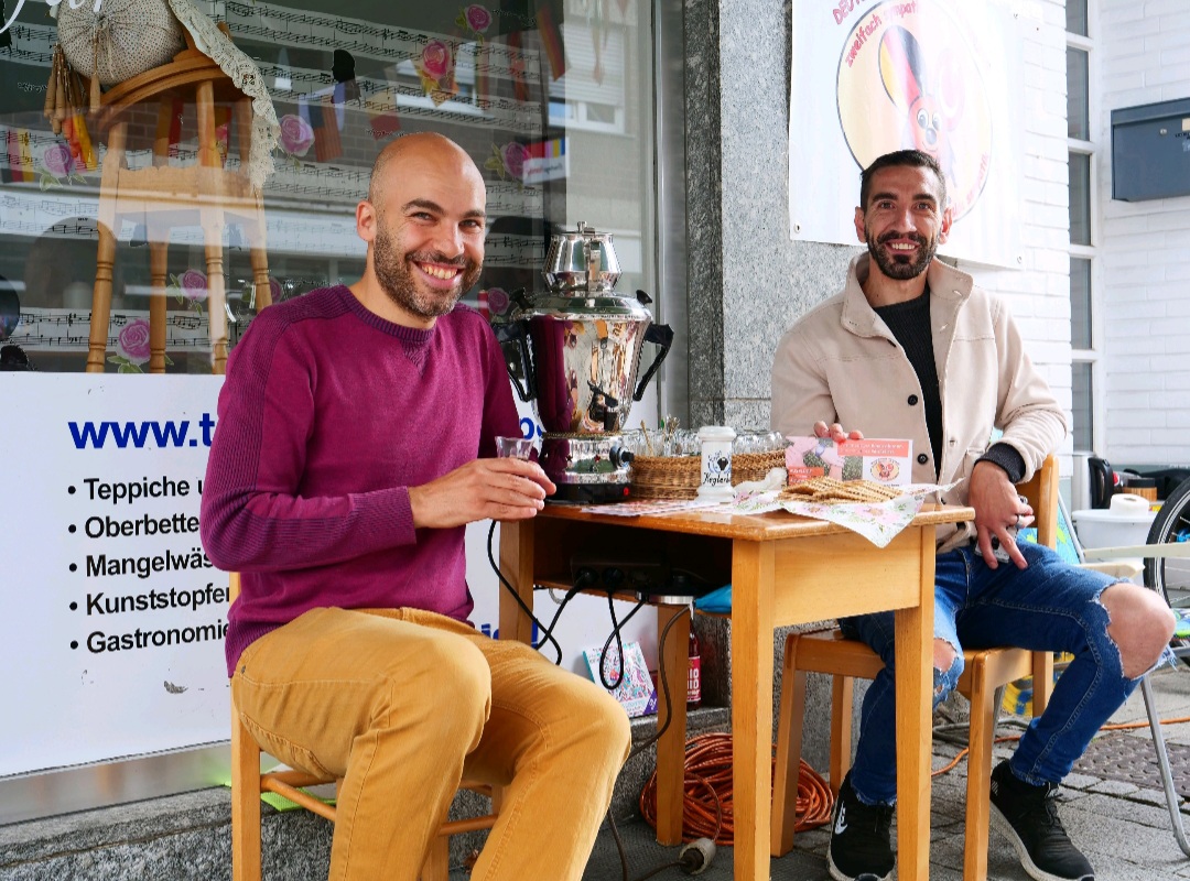 Ein Schnappschuss vom Stand der DTKG beim Bürger- und Vereinetag 2022.